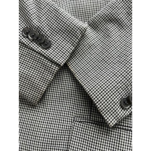 Tommy Hilfiger 2 Button Blazer Men’s 44L Jacket Sport Coat Blue Check Polyester - Picture 12 of 12